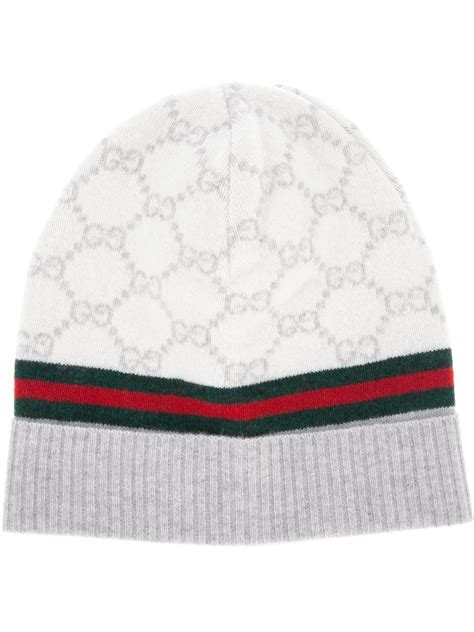 cream gucci beanie|gucci beanie hat women.